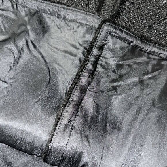 IS 3X Black Button Front Tweed Blazer with Gold Tone Pearl Buttons and Pockets - Picture 12 of 13